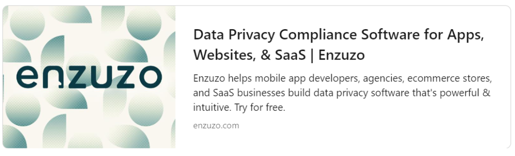 Enzuzo - Cookie Consent Platforms